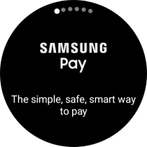 Press and hold the Return key to activate Samsung Pay. Press and hold the Return key to activate Samsung Pay.