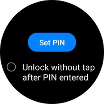 Press Set PIN. Press Set PIN.