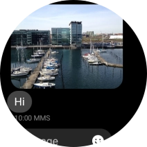 Press and hold the required message for a moment. Press and hold the required message for a moment.