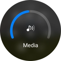 Slide the circle to select the required volume. Slide the circle to select the required volume.