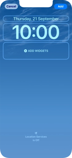 To customise the way the lock screen date is displayed, press the date widget and follow the instructions on the screen to find the required widget display mode. To customise the way the lock screen date is displayed, press the date widget and follow the instructions on the screen to find the required widget display mode.
