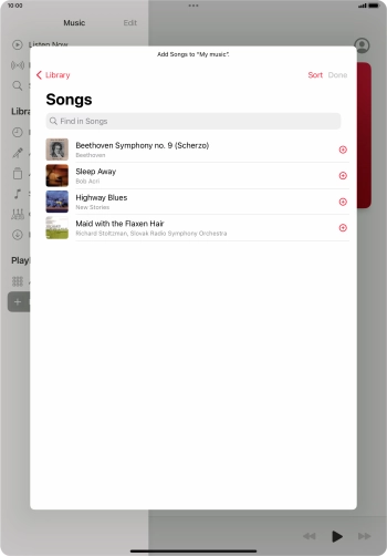 Go to the required category and press the required audio file. Go to the required category and press the required audio file.