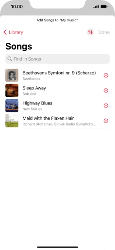 Go to the required category and press the required audio file. Go to the required category and press the required audio file.