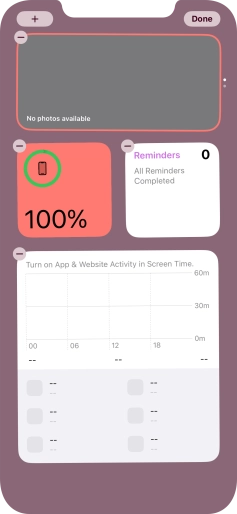 Press the add icon. Press the add icon.