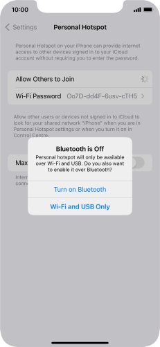 If Wi-Fi is turned on, press Wi-Fi and USB Only. If Wi-Fi is turned on, press Wi-Fi and USB Only.