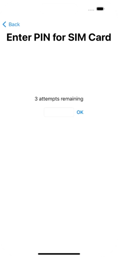 If your SIM is locked, key in your PIN and press OK. The default PIN is 1111. If your SIM is locked, key in your PIN and press OK. The default PIN is 1111.