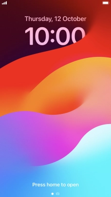 Press and hold anywhere on the lock screen. Press and hold anywhere on the lock screen.