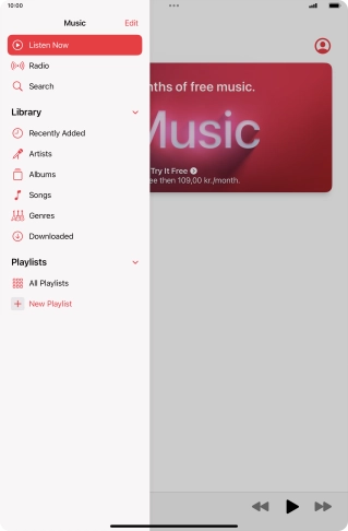 Press New Playlist. Press New Playlist.