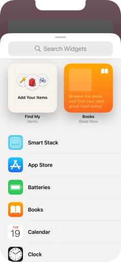 Press Smart Stack. Press Smart Stack.