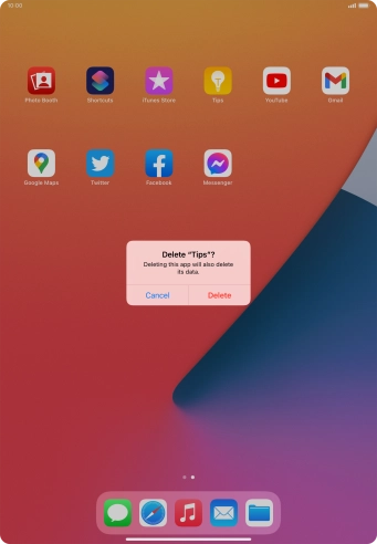 Press Delete. Press Delete.