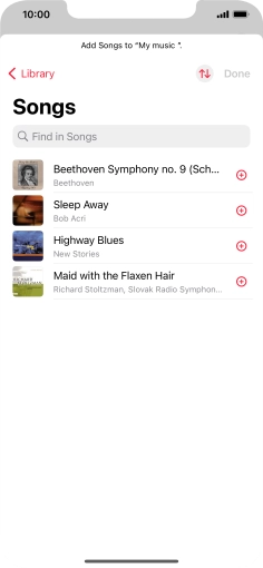 Go to the required category and press the required audio file. Go to the required category and press the required audio file.