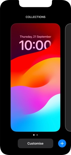 Press the add icon. Press the add icon.