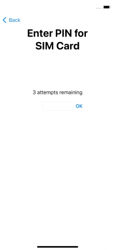 If your SIM is locked, key in your PIN and press OK. The default PIN is 1111. If your SIM is locked, key in your PIN and press OK. The default PIN is 1111.