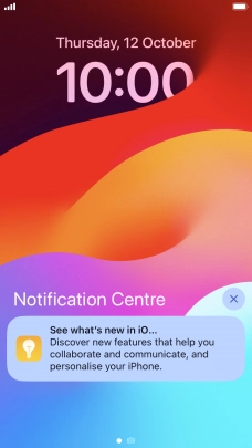 Press the required notification and follow the instructions on the screen to use the selected function. Press the required notification and follow the instructions on the screen to use the selected function.