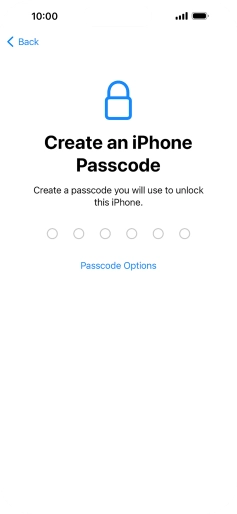 Press Passcode Options. Press Passcode Options.