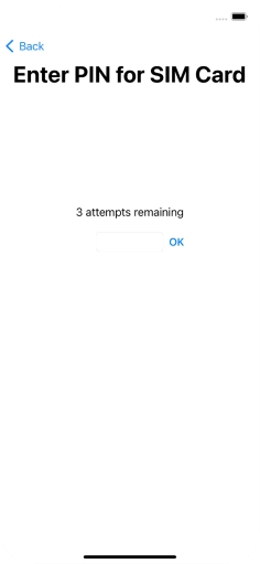 If your SIM is locked, key in your PIN and press OK. The default PIN is 1111. If your SIM is locked, key in your PIN and press OK. The default PIN is 1111.