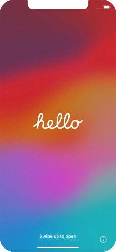 Slide your finger upwards starting from the bottom of the screen. Slide your finger upwards starting from the bottom of the screen.