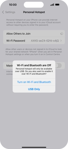If Wi-Fi is turned off, press Turn on Wi-Fi and Bluetooth. If Wi-Fi is turned off, press Turn on Wi-Fi and Bluetooth.