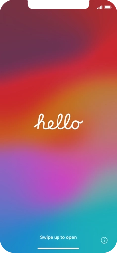 Slide your finger upwards starting from the bottom of the screen. Slide your finger upwards starting from the bottom of the screen.