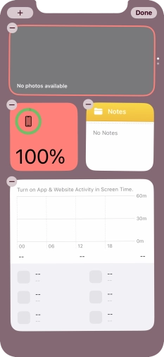 Press the add icon. Press the add icon.
