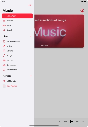 Press New Playlist. Press New Playlist.