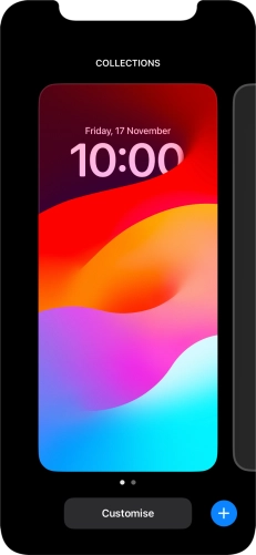 Press the add icon. Press the add icon.