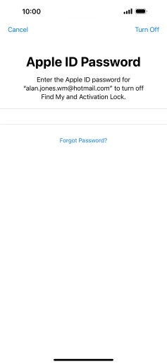 Press Turn Off. Press Turn Off.