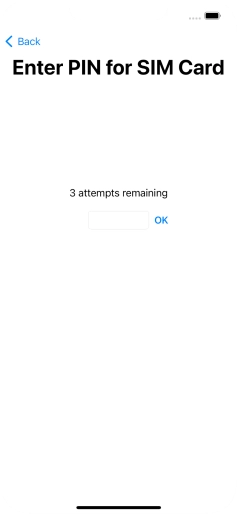 If your SIM is locked, key in your PIN and press OK. The default PIN is 1111. If your SIM is locked, key in your PIN and press OK. The default PIN is 1111.