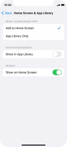To add new downloaded apps to both the home screen and App Library, press Add to Home Screen. To add new downloaded apps to both the home screen and App Library, press Add to Home Screen.