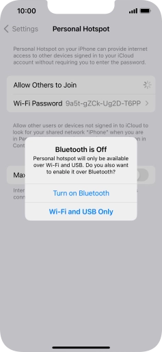If Wi-Fi is turned on, press Wi-Fi and USB Only. If Wi-Fi is turned on, press Wi-Fi and USB Only.