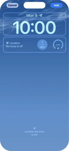 To customise the way the lock screen date is displayed, press the date widget and follow the instructions on the screen to find the required widget display mode. To customise the way the lock screen date is displayed, press the date widget and follow the instructions on the screen to find the required widget display mode.