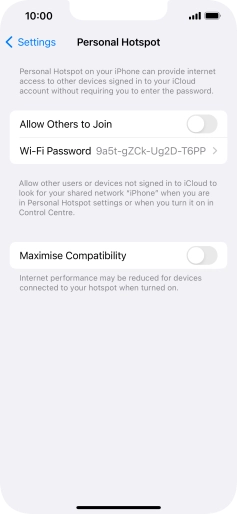 Press Wi-Fi Password and key in the required password. Press Wi-Fi Password and key in the required password.