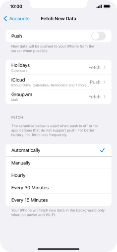 If you turn off the function, press the required setting. If you turn off the function, press the required setting.