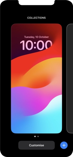 Press the add icon. Press the add icon.