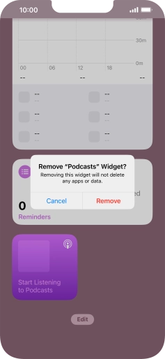 Press Remove. Press Remove.