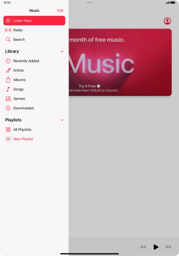 Press New Playlist. Press New Playlist.
