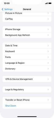 Press Transfer or Reset iPhone. Press Transfer or Reset iPhone.