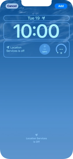 To customise the way the lock screen date is displayed, press the date widget and follow the instructions on the screen to find the required widget display mode. To customise the way the lock screen date is displayed, press the date widget and follow the instructions on the screen to find the required widget display mode.