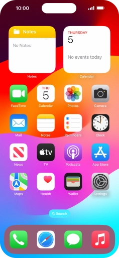 Press the phone icon. Press the phone icon.