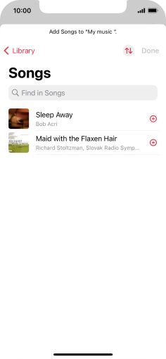 Go to the required category and press the required audio file. Go to the required category and press the required audio file.