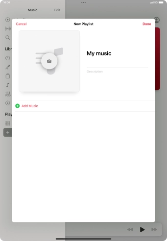 Press Add Music. Press Add Music.