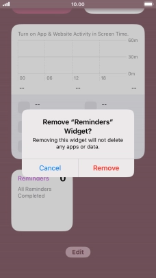 Press Remove. Press Remove.
