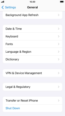 Press Transfer or Reset iPhone. Press Transfer or Reset iPhone.