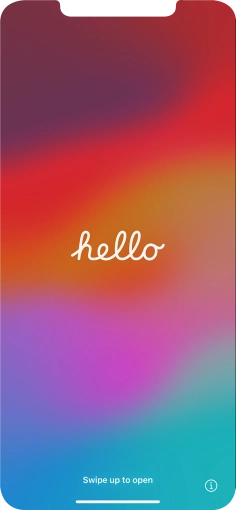 Slide your finger upwards starting from the bottom of the screen. Slide your finger upwards starting from the bottom of the screen.