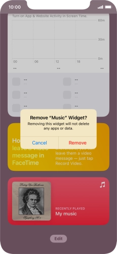 Press Remove. Press Remove.