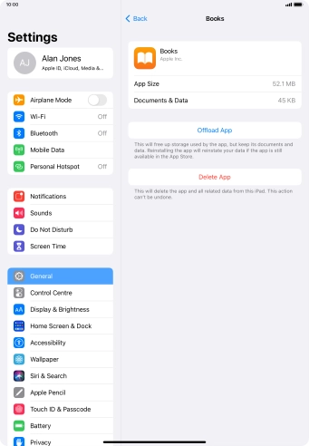 Press Offload App. Press Offload App.
