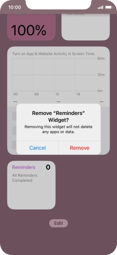 Press Remove. Press Remove.