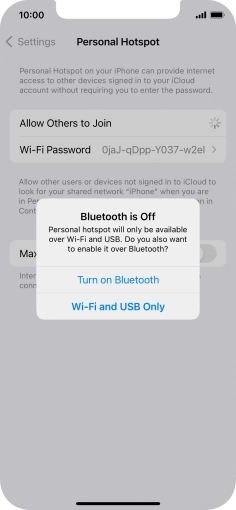 If Wi-Fi is turned on, press Wi-Fi and USB Only. If Wi-Fi is turned on, press Wi-Fi and USB Only.