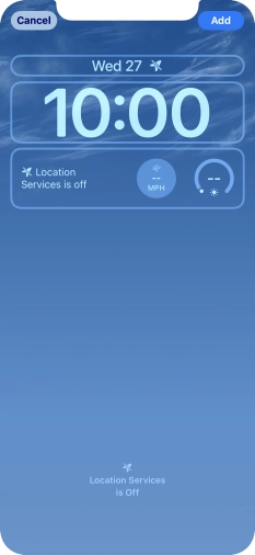 To customise the way the lock screen date is displayed, press the date widget and follow the instructions on the screen to find the required widget display mode. To customise the way the lock screen date is displayed, press the date widget and follow the instructions on the screen to find the required widget display mode.