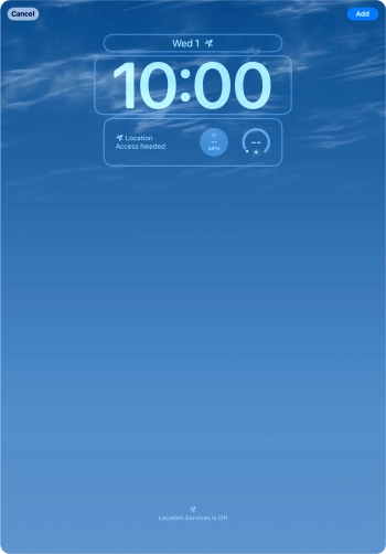 To customise the way the lock screen date is displayed, press the date widget and follow the instructions on the screen to find the required widget display mode. To customise the way the lock screen date is displayed, press the date widget and follow the instructions on the screen to find the required widget display mode.